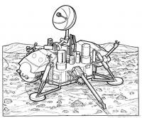 Космический робот иследователь Раскраски для детей мальчиков
