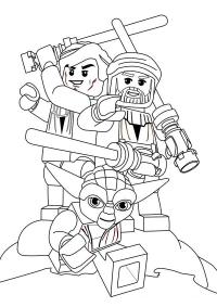 Лего звездные воины Раскраски для мальчиков бесплатно