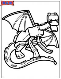 Оружие, механический дракон Раскраски для детей мальчиков