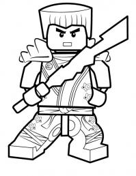 Лего звездный воин со световым мечом Раскраски для мальчиков бесплатно