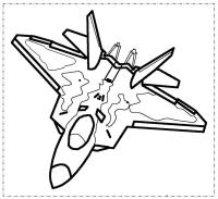 Сверхзвуковой самолет истребитель Раскраски для мальчиков бесплатно