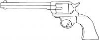 Револьвер, оружие Раскраски для мальчиков