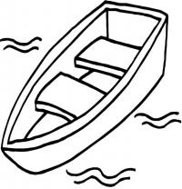 Деревянная лодка Раскраски для мальчиков