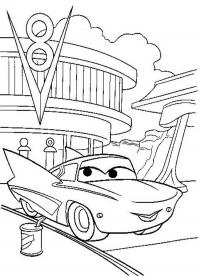 Машина, мультфильм тачки Раскраски для мальчиков бесплатно