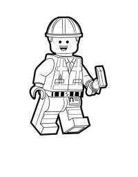 Лего строитель Раскраски для мальчиков бесплатно
