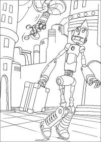Роботы из мультфильма Раскраски для детей мальчиков