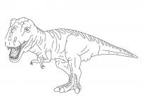 Трехпалый динозавр Раскраски для мальчиков