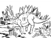 Динозавры пасутся Раскраски для мальчиков