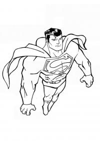 Супермен Раскраски для мальчиков
