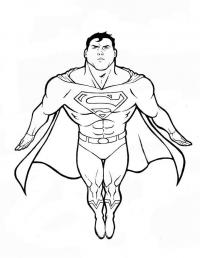 Супермен Раскраски для мальчиков
