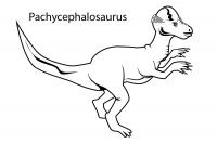 Пасицефалозавр Раскраски для мальчиков