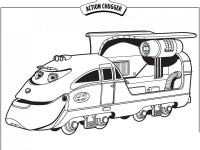 Робот поезд Раскраски для детей мальчиков