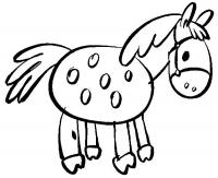Маленькая лошадка Раскраски для мальчиков