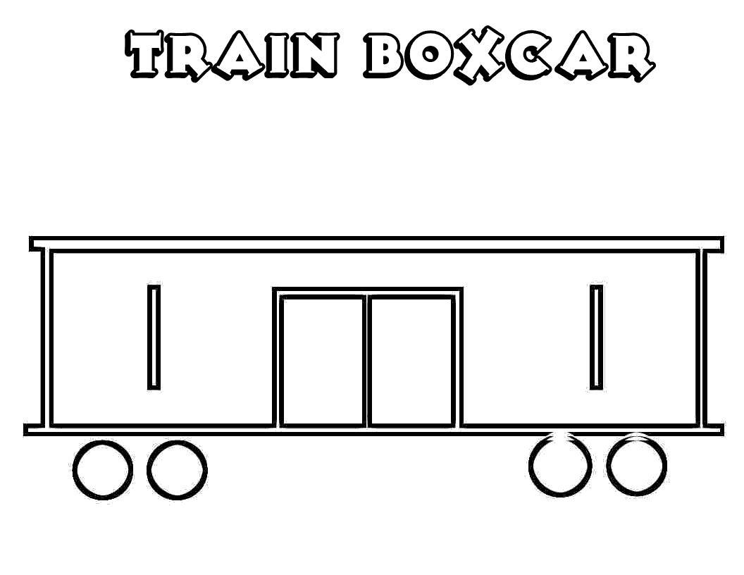 Раскраска вагон поезда ♥ Онлайн и Распечатать Бесплатно!