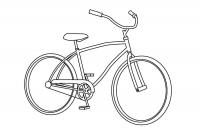 Велосипед с большим рулем Раскраски для детей мальчиков