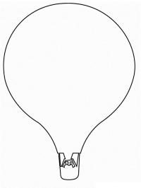 Воздушный шар, контуры Раскраски для мальчиков