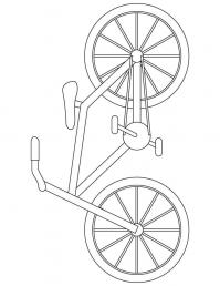 Велосипед Раскраски для детей мальчиков