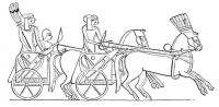 Древний мир, езда на колесницах Раскраски для мальчиков