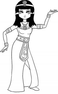 Древний мир, женщина египта Раскраски для мальчиков бесплатно