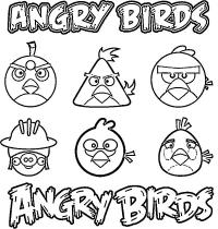 Angry birds злые птички Раскраски для детей мальчиков