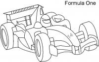 Суперкары гоночные авто, формула один Раскраски для мальчиков бесплатно