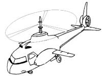 Летящий вертолет Раскраски для мальчиков бесплатно