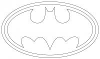 Эмблема бэтмена Раскраски для детей мальчиков