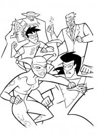 Комиксы про бэтмена Раскраски для детей мальчиков